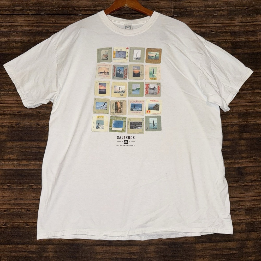 Saltrock Live for the Open Spaces Graphic T Shirt White Size XL